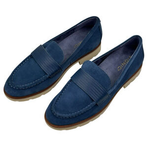 VIONIC Corinne Denim Suede Loafer Womens Size 9.5 New $145